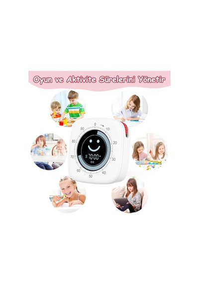 NPO NPT26XB Mutfak,Ders,Yemek için 99:59dk Dijital Alarm Kronometre,Pomodoro