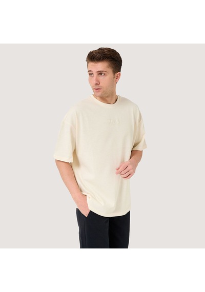 Beyaz Fila Erkek T-shirt Delgado Fam0564 Beyaz