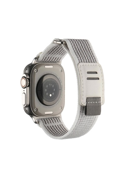 Apple Uyumlu  Watch Ultra Ultra 2 49mm Hasır Kordon Redclick Krd-106 Strap Kayış