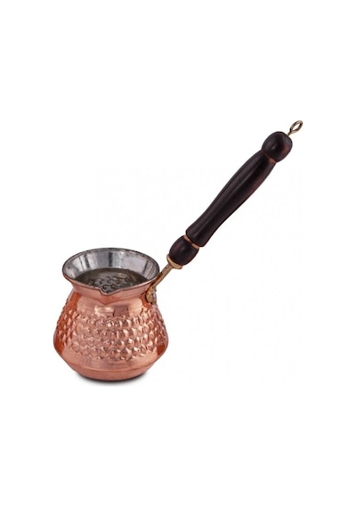 Bakır Zımbalı Cezve 3'lü Set