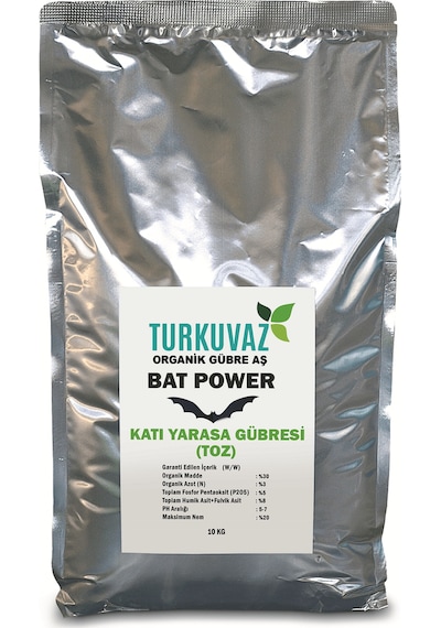 10 KG.Turkuvaz Organik Toz Yarasa Gübresi (Yüksek Fosfor)