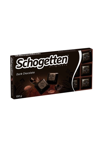 Schogetten Bitter Çikolata 100 G - Her Parçasında Yoğun Lezzet 6'li Avantaj Paketi - 6 Adet Tarı