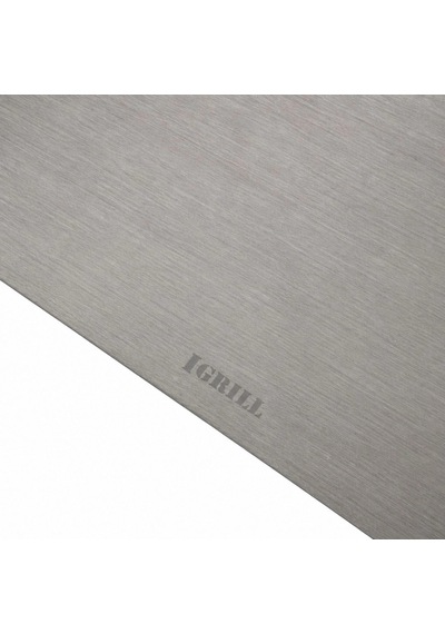 Igrıll Et Kesme Tahtası 304 Paslanmaz Çelik 32x24cm - Hijyenik Çift Taraflı Mutfak Tezgah Üstü Kesim Gri