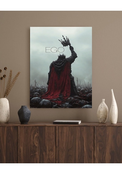 Ego Tablo Ev Duvar Salon Ofis Hediyelik Dekarasyon Premium Duvar Süs