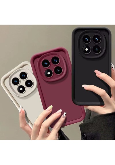 Redmi Note 14 Pro 5g Kılıf Yumuşak Lansman Silikon Kamera Korumalı Çıkıntılı 3d Kalın Kenarlı