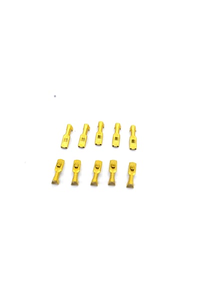 2.8mm Dişi Fiş Pirinç Terminal Kablo Ucu 10 Adet
