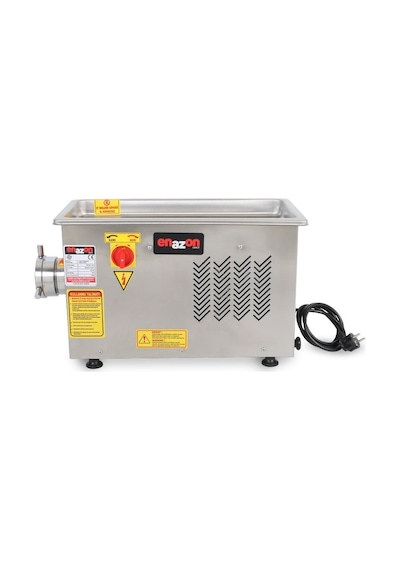 12 No Et Kıyma Makinesi Geri Çalışma Özellikli 0,55 Kw 0,75 Hp (Yedek Ayna Bıçak + Sucuk Aparatı)