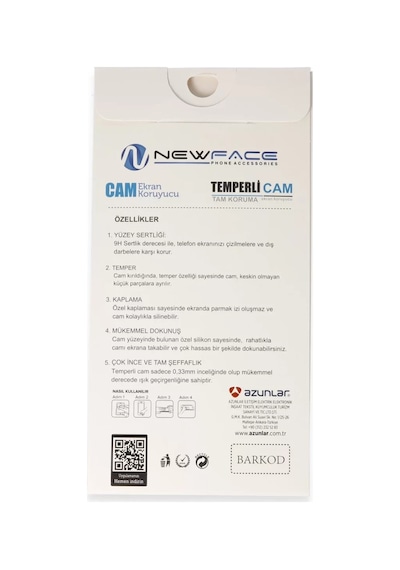 Newface Samsung Galaxy A25 5g 3d Antistatik Cam Ekran Koruyucu