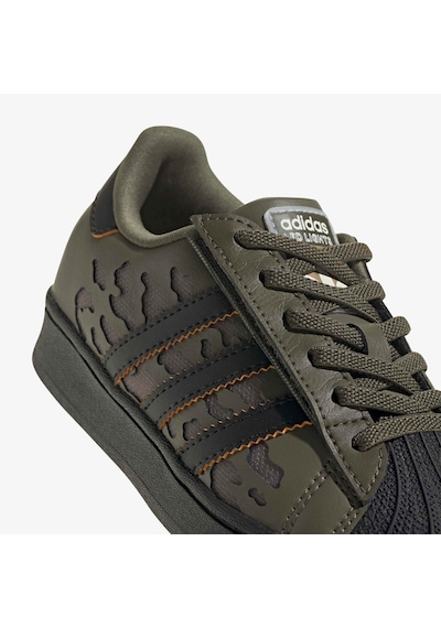 Adidas Superstar Led Lights Comfort Elastic Lace Çocuk Siyah Spor Ayakkabı Kj6798