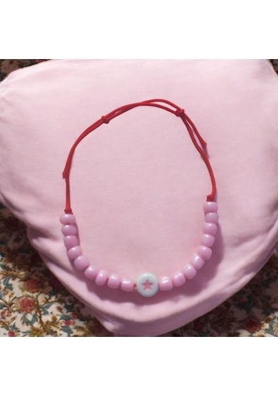Ayarlanabilir Açık Pembe Yıldız Bileklik Açık Pembe