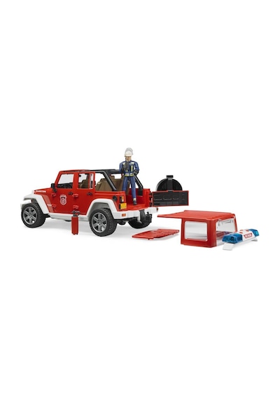 Bruder Jeep Wrangler Rubicon İtfaiye Ve İtfaiyeci Br02528