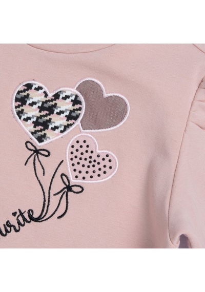 Chicco Sweatshirt Ve Desenli Pantolon Takım 09100224000000 000015 Medıum Pınk