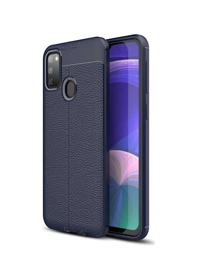 Samsung Uyumlu Galaxy M21 Kilif Deri Tarzi Niss Silikon Case 401547365
