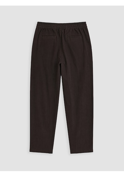 Lcw Vision Kahverengi Regular Fit Keten Görünümlü Erkek Pantolon