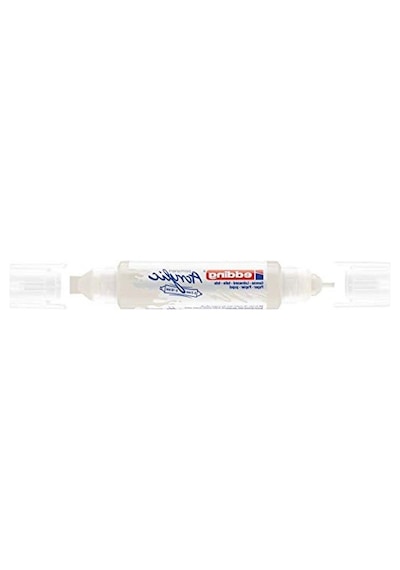 Beyaz 3d Akrilik Çift Uçlu Kalem, 2-3 Mm Ve 5-10 Mm 0,15 L