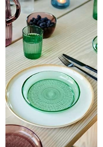 Tabak, Yemek Tabağı, Seramik Yemek Tabağı, 27 Cm Çapında, Krem/krem Açık