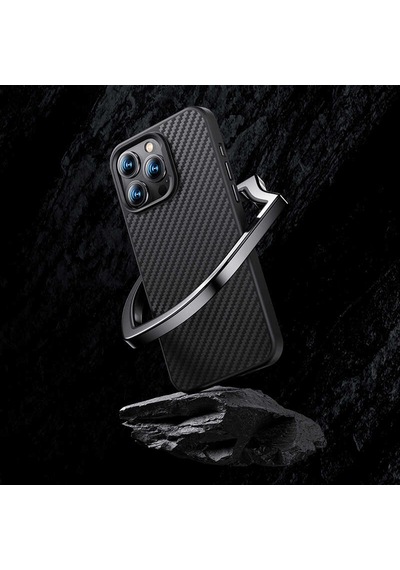 Benks Apple Uyumlu iPhone 14 Kılıf Karbon Fiber Benks Civilian Aramid Protective Kapak ZORE-270333