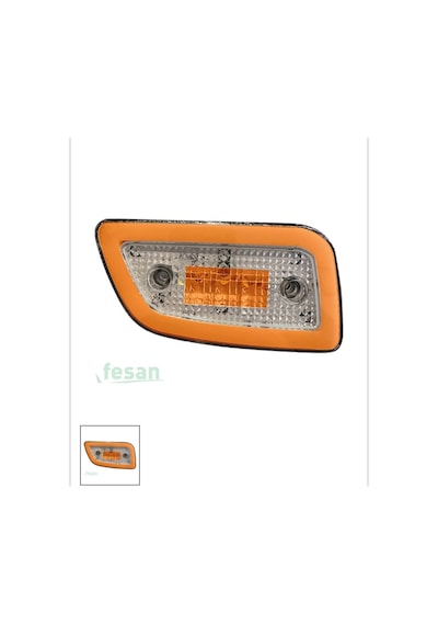Tepe Lambası Tepe Kaş Lambası Mercedes Actros Mp4 R Neon Ledli Amber Sağ