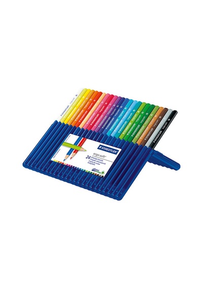 Staedtler Ergosoft Üçgen Kuru Boya Kalemi 24'lü Set 157 Sb24