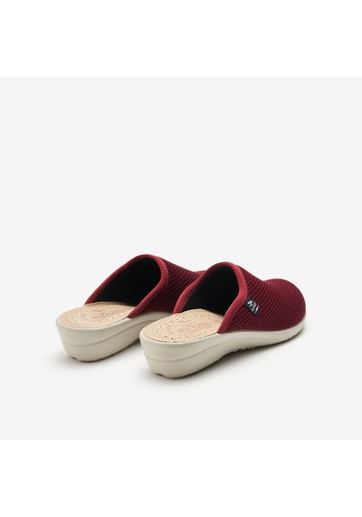 6014-burgundy Terlik Kadın T4 368 Fe Anoia Fly Flot Cloth Slipper 6037-avio / 6014-bordo