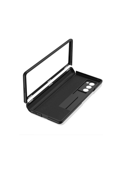 Samsung Uyumlu Galaxy Z Fold 2 Kılıf M-Magnet Standlı Kılıf Siyah