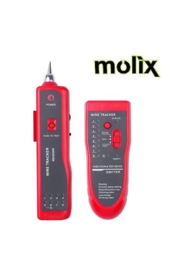Molix Lüks Çantalı Kablo Bulucu Ve Tester