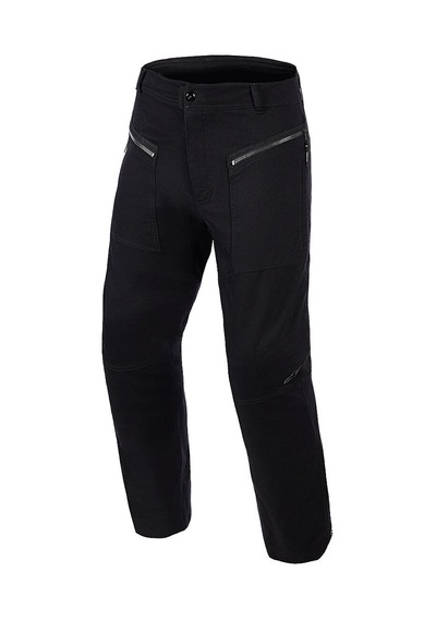Alpinestars Flex-ast Kanvas Korumalı Motosiklet Pantolonu Kısa Bacak Siyah