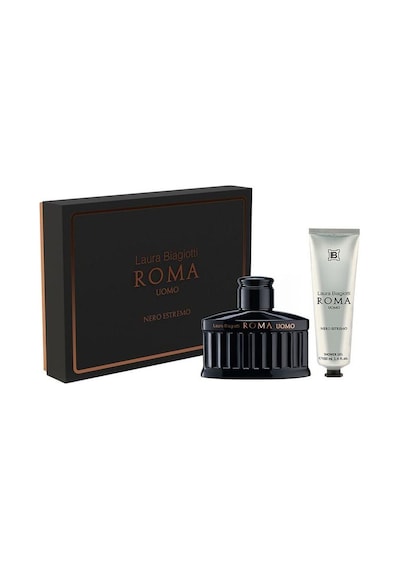 Laura Biagiotti Roma Uomo Nero Estremo Edp Intense 125 Ml Set Aromatik
