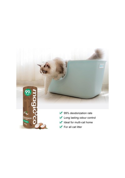 Hindistan Cevizli Kedi Kumu Koku Giderici 400 G Diğer