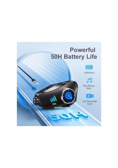 Motosiklet Bluetooth Kask Kulaklık Kamera Ses Kontrolü 1080p Video Kayıt İnterkom 2 Yıl Garantili