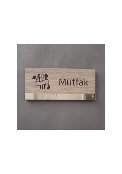 Klasik Mdf Serisi Mutfak Kendinden Yapışkanlı Kapı İsimliği Genel