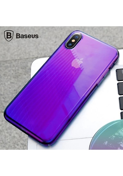 Baseus İphone Xs Max Glow Case Şeffaf Silikon Kılıf- 5775