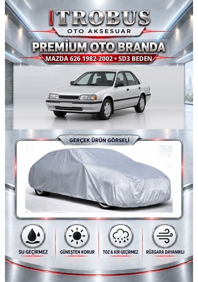 Mazda 626 1982-2002 Uyumlu Premium Araba Brandası Oto Branda Sd3 Beden