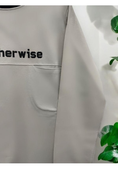 Zekids Erkek Çocuk Otherwise Yazılı Pamuklu Sweatshirt-14231 Taş