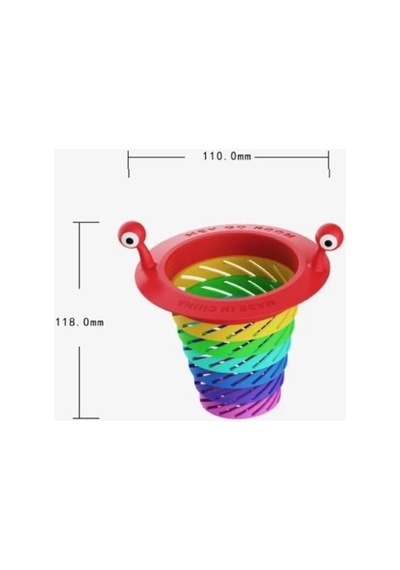 Süzgeç Mutfak Banyo Gider Koruyucu Tıkanıklık Önleyici Pratik Şık Renkli 6 Kademeli Lavabo Süzgeci Çok Renkli