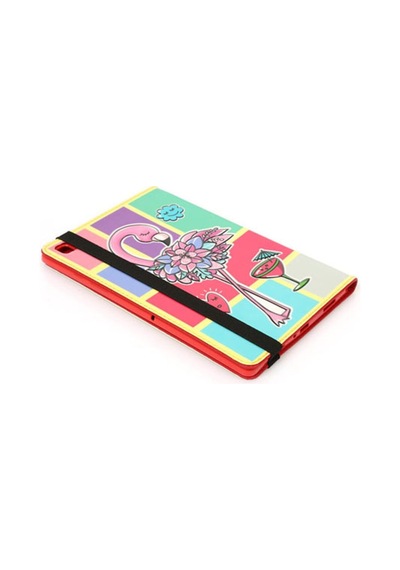 Apple Ipad Mini 5 Uyumlu Kılıf 2019 A2133 A2124 A2125 A2126 Kabartma Resimli+ Ekran Koruyucu + Kalem Kapaklı Kılıf