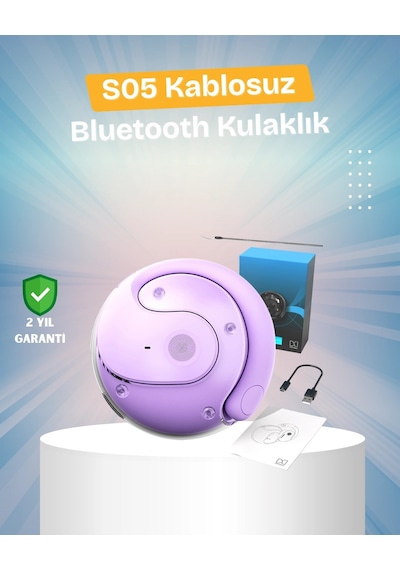 S05 Kablosuz Kulaklık Küçük Kulak Yapılarına Uygun, Kayma Yapmayan Tasarım