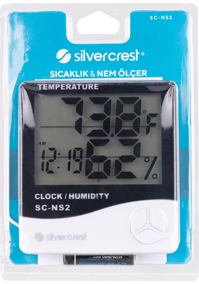 Silver Crest Sc-ns2 İç-dış Dijital Sıcaklık ve Nem Ölçer