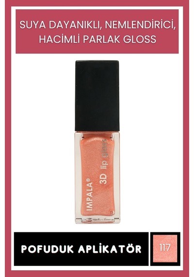 3d Lip Gloss Dudak Parlatıcı No:117