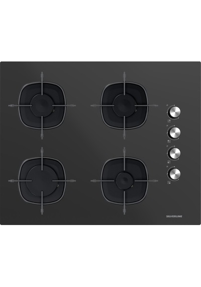 Silverline BO65E4B01 - CS5665B01 - 3481 FLAM Siyah Cam Ankastre Set