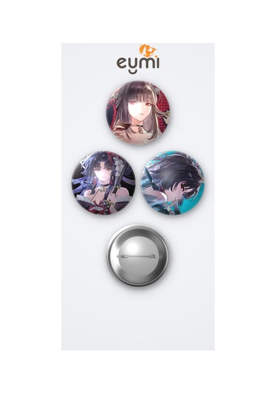 Nte Neverness To Everness Oyunu Hotori Oyun Rozet 3'lü Metal Rozet Seti 58mm İğneli Buton Çanta Yaka Rozeti Çok Renkli