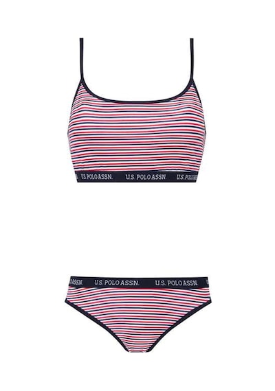 U.S. Polo Assn. U.s Polo Assn. 66250 Kadın Büstiyer Slip Takım-lacivert Lacivert