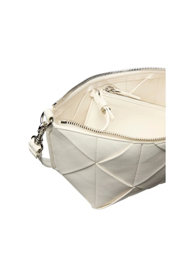 Calvin Klein Woven Shoulder Bag, 4lx Krem Kadın Omuz Çantası