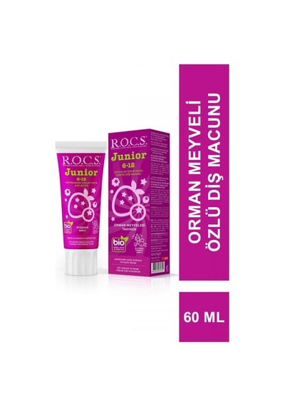 .junior Diş Macunu 6-12 Yaş 60 Ml Orman Meyveleri Çok renkli