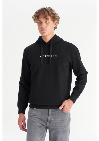 Wrangler Erkek Big Logo Sweatshirt Black Çok Renkli