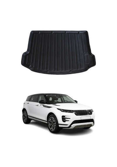 Land Rover Range Rover Evoque L551 2018+ Uyumlu Araca Özel Kauçuk Tpe Bagaj Havuzu Siyah