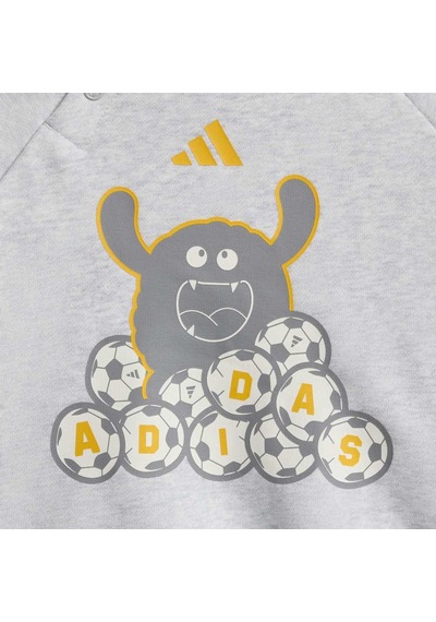 Adidas Kq9601 I Monster Set Çocuk Eşofman Takımı Gri