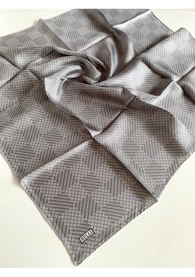 Belli İpek Eşarp - 4104-60 Gri Twill