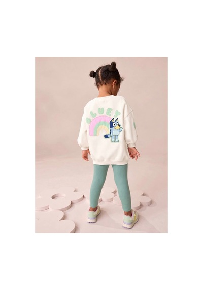Luccokids Bluey Taytlı Takım Krem Krem