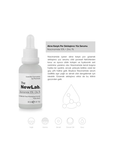 The NewLab Leke Karşıtı, Cilt Aydınlatıcı Ve Gözenek Sıkılaştırıcı Cilt Bakım Seti